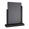 Ardoise De Table Élégante Noire A4 - Taille Pratique 297x210x80mm - Réf. FD956 - Olympia