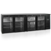 Arrière De Bar Tefcold Portes Vitrées à Charnières à Fermeture Automatique LED - CBC410G -Materiel Horeca Magasin arriere de bar tefcold portes vitrees a charnieres a fermeture automatique led cbc410g