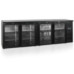 Arrière De Bar Tefcold Portes Vitrées à Charnières à Fermeture Automatique LED - CBC410G