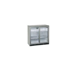 Arrière De Bar Tefcold Portes Vitrées Coulissantes LED - BA25S S/A