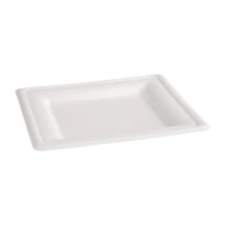 Assiettes Carrées Compostables En Bagasse Fiesta - 261mm - Réf. FC520 - Fiesta -Materiel Horeca Magasin assiettes carrees compostables en bagasse fiesta compostable 261mm lot de 50 6