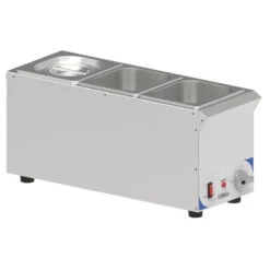 Bain Marie à Sauce 3 X GN 1/6 Compact Casselin - CBMS316V