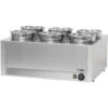 Bain-marie à Sauce 6 Cuves Casselin - CBMS6 -Materiel Horeca Magasin bain marie a sauce 6 cuves casselin cbms6