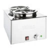 Bain-marie Avec Pots Ronds Buffalo - 21L - FT695 - Buffalo -Materiel Horeca Magasin bain marie avec pots ronds buffalo