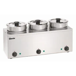 Bain Marie Hotpot, Capacité 3x 3,5 L - Ref 607035 - Bartscher