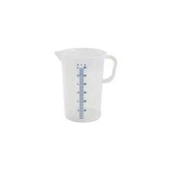 Becher Gradue - 3000 Ml Graduation Bleue En Relief - MEJ-3000-991 - Linum