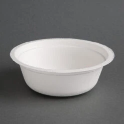 Bols Ronds 350ml Compostables En Bagasse - FC510 - Fiesta