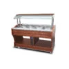 Buffet Bain-Marie à Île Virtus - 4x GN 1/1 H150 Mm - IEA0002/I -Materiel Horeca Magasin buffet bain marie a ile virtus 4x gn 1 1 h150 mm iea0002 i