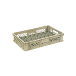 Casier A Verres 40 Comp. 600x400x130mm Ø68mm - Ajoure - GOP-9136-093 - Linum