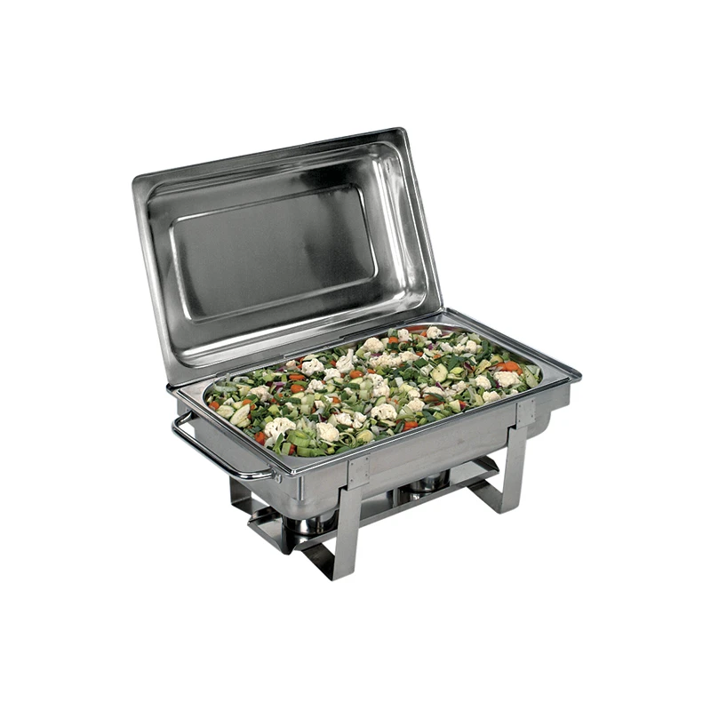 Chafing Dish En Acier Inoxydable - 8951 - Virtus 3 Chafing Dish En Acier Inoxydable - 8951 - Virtus