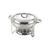 Chafing Dish Rond 4 Litres - 8967 - Virtus 1 Chafing Dish Rond 4 Litres - 8967 - Virtus -Materiel Horeca Magasin chafing dish rond 4 litres 8967 virtus