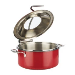 Chafing Dish Rouge - 305mm - FT169 - APS -Materiel Horeca Magasin chafing dish rouge aps 305mm 2