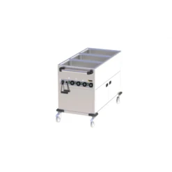 Chariot 3 Bain-marie Gn 1/1 200mm Prof 2.1 Kw + Armoire Chauffante 0.8kw - Sofinor