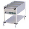 Chariot 3 Bain-marie Gn 1/1 200mm Prof 2.1kw - Sofinor 1 Chariot 3 Bain-marie Gn 1/1 200mm Prof 2.1kw - Sofinor -Materiel Horeca Magasin chariot 3 bain marie gn 1 1 200mm prof 21kw sofinor