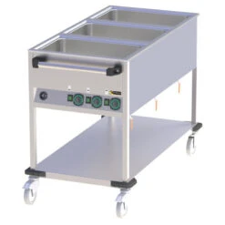 Chariot 3 Bain-marie Gn 1/1 200mm Prof 2.1kw - Sofinor