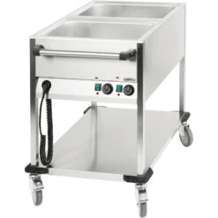 Chariot Bain-marie à Eau 2 X GN 1/1 Casselin - CCBM2V