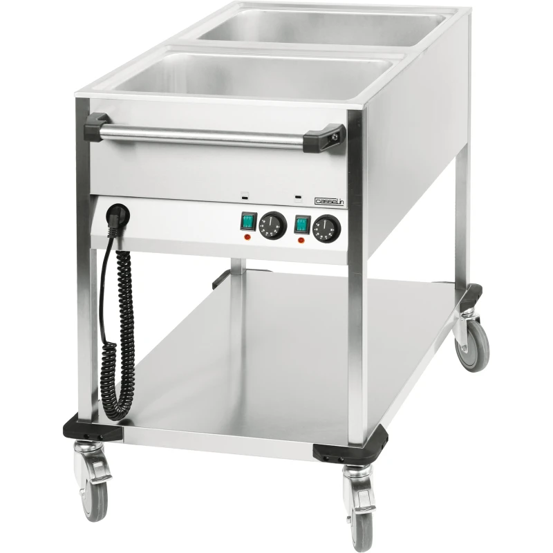 Chariot Bain-marie à Eau 2 X GN 1/1 Casselin - CCBM2V 3 Chariot Bain-marie à Eau 2 X GN 1/1 Casselin - CCBM2V