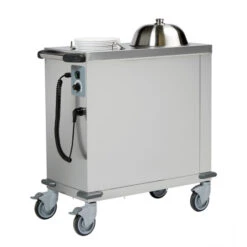 Chariot Niveau Constant Chauffant Pour Assiettes Rondes ø 200 à 260mm - Sofinor