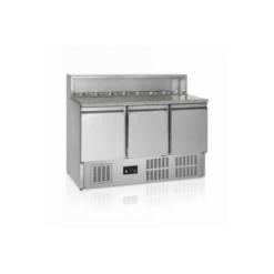 Comptoir à Pizza GN1/1 Tefcold Portes Pleines à Charnières - GP93