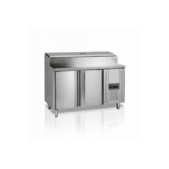 Comptoir De Préparation De Sandwich GN1/1 Tefcold Portes à Charnières à Fermeture Automatique - SS7200