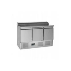 Comptoir De Préparation De Sandwich GN1/1 Tefcold Portes Pleines à Charnières - SS1435