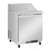 Comptoir De Préparation Réfrigéré Positif - 154L - UA009 - Polar -Materiel Horeca Magasin comptoir de preparation refrigere positif 1 porte polar serie u 154l