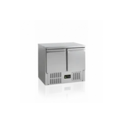 Comptoir Pour Saladette GN1/1 Tefcold Portes Pleines à Charnières - GS91
