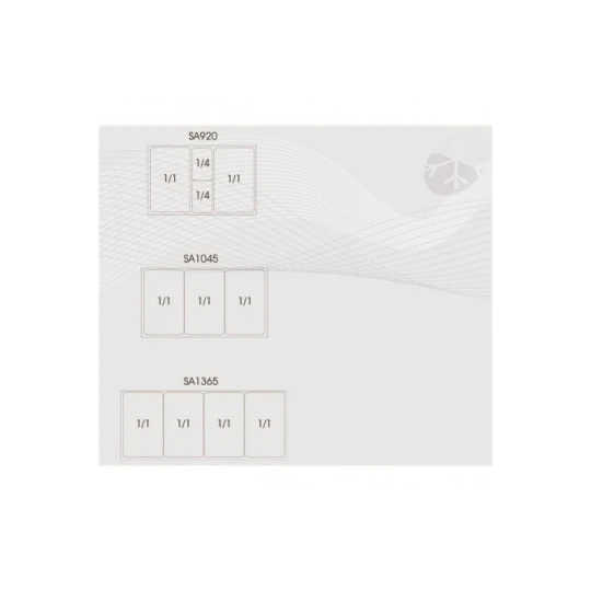 Comptoir Pour Saladette GN1/1 Tefcold Portes Pleines à Charnières - GS92 6 Comptoir Pour Saladette GN1/1 Tefcold Portes Pleines à Charnières - GS92 – Image 4