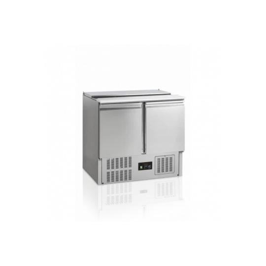 Comptoir Pour Saladette GN1/1 Tefcold Portes Pleines à Charnières - GS92 3 Comptoir Pour Saladette GN1/1 Tefcold Portes Pleines à Charnières - GS92