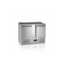 Comptoir Pour Saladette GN1/1 Tefcold Portes Pleines à Charnières - SA1045