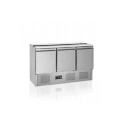 Comptoir Pour Saladette GN1/1 Tefcold Portes Pleines à Charnières - SA1365