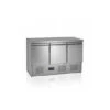 Comptoir Pour Saladette GN1/1 Tefcold Portes Pleines à Charnières - SA1365 S/S -Materiel Horeca Magasin comptoir pour saladette gn1 1 tefcold portes pleines a charnieres sa1365 s s