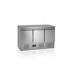 Comptoir Pour Saladette GN1/1 Tefcold Portes Pleines à Charnières - SA1365 S/S