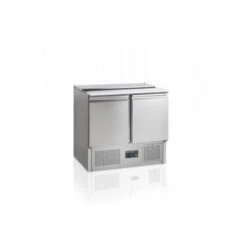 Comptoir Pour Saladette GN1/1 Tefcold Portes Pleines à Charnières - SA920