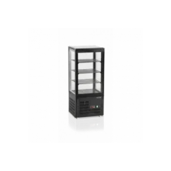 Comptoirs Réfrigérés Tefcold Porte Vitrée à Charnières LED - UPD80-BLACK