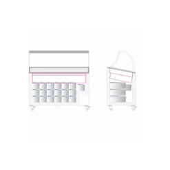 Congélateur De Crème Glacée Tefcold - IC400SCE-SO -Materiel Horeca Magasin congelateur de creme glacee tefcold ic400sce so 1