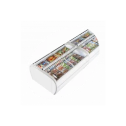 Congélateur De Supermarché Tefcold LED - TWIN 220-F -Materiel Horeca Magasin congelateur de supermarche tefcold led twin 220 f 4