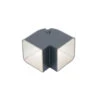 Coude Extérieur 90° - 70mm Gris Anthracite Ral 7016 - ADP-1322-313 - Linum -Materiel Horeca Magasin coude exterieur 90 70mm gris anthracite ral 7016 adp 1322 313 linum