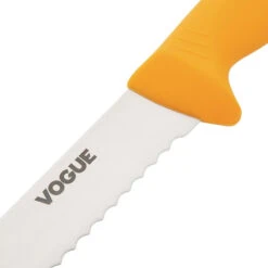 Couteau à Découper Denté Soft Grip Pro Vogue - Lame 28cm - Réf. GH530 - Vogue -Materiel Horeca Magasin couteau a decouper dente soft grip pro vogue 28cm 2