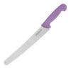 Couteau à Pâtisserie Denté 25cm - Haute Résistance - FP733 - Hygiplas 2 Couteau à Pâtisserie Denté 25cm - Haute Résistance - FP733 - Hygiplas -Materiel Horeca Magasin couteau a patisserie dente hygiplas violet 25cm