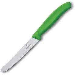 Couteau à Tomate Lame Dentée Victorinox Vert 11cm - CP843 - Victorinox