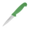 Couteau D’office Hygiplas 90mm - Manche Ergonomique - Réf. C866 - Hygiplas -Materiel Horeca Magasin couteau d office hygiplas vert 90mm