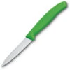 Couteau D'office Lame Dentée Bout Pointu Victorinox Vert 80mm - CP841 - Victorinox -Materiel Horeca Magasin couteau d office lame dentee bout pointu victorinox vert 80mm