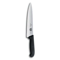 Couteau De Cuisinier Denté Fibrox Victorinox - Lame 255mm - Réf. CC267 - Victorinox 7 Couteau De Cuisinier Denté Fibrox Victorinox - Lame 255mm - Réf. CC267 - Victorinox -Materiel Horeca Magasin couteau de cuisinier dente fibrox victorinox 255mm 2