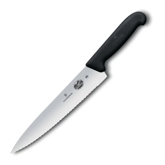 Couteau De Cuisinier Denté Fibrox Victorinox - Lame 255mm - Réf. CC267 - Victorinox 3 Couteau De Cuisinier Denté Fibrox Victorinox - Lame 255mm - Réf. CC267 - Victorinox