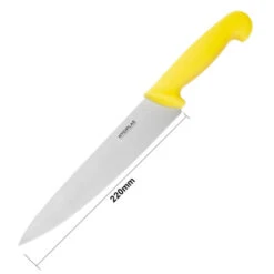 Couteau De Cuisinier Hygiplas Jaune 215mm - C803 - Hygiplas -Materiel Horeca Magasin couteau de cuisinier hygiplas jaune 215mm 4