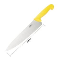 Couteau De Cuisinier Hygiplas Jaune 255mm - C816 - Hygiplas -Materiel Horeca Magasin couteau de cuisinier hygiplas jaune 255mm 4