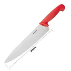 Couteau De Cuisinier Hygiplas Rouge - Lame 255mm - Réf. C886 - Hygiplas -Materiel Horeca Magasin couteau de cuisinier hygiplas rouge 255mm 4