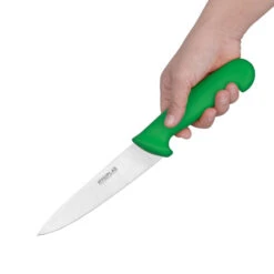 Couteau De Cuisinier Hygiplas Vert Lame 160mm - C864 - Hygiplas -Materiel Horeca Magasin couteau de cuisinier hygiplas vert 160mm 2