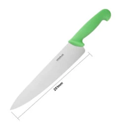 Couteau De Cuisinier Hygiplas Vert - Lame 255mm - Réf: C868 - Hygiplas -Materiel Horeca Magasin couteau de cuisinier hygiplas vert 255mm 4